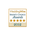 Wedding Wire Brides Choice Awards Winner 2012