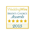 WeddingWire Brides Choice Awards Winner 2013